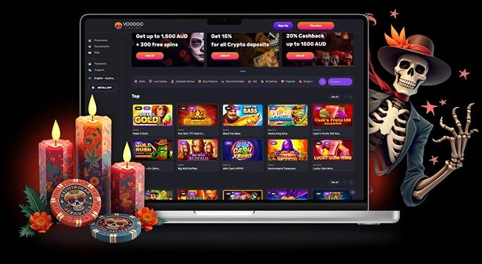 Voodoo Casino Australia Desktop