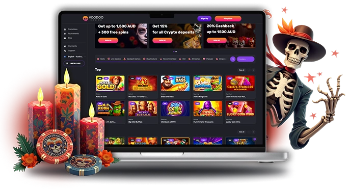 Voodoo Casino Australia Desktop